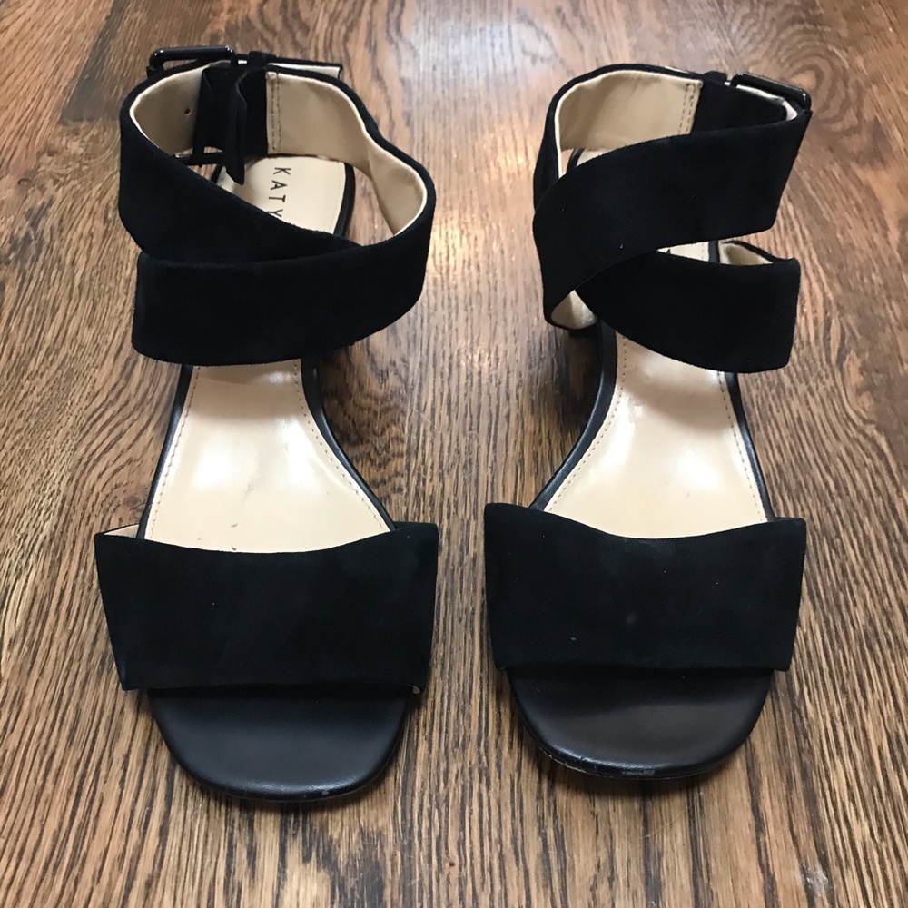 Katy Perry Rubik’s cube block heels